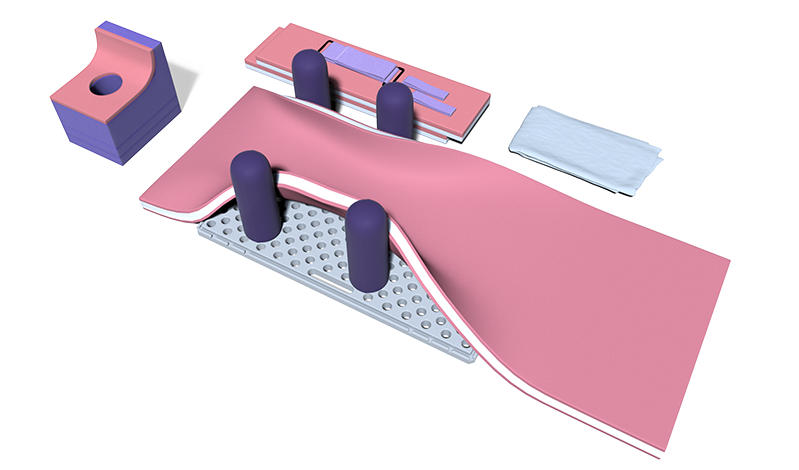 Pink Peg Board Kit